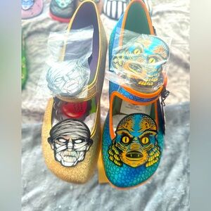 RARE Hot Chocolate Design Mary Janes Shoes Horror Collection